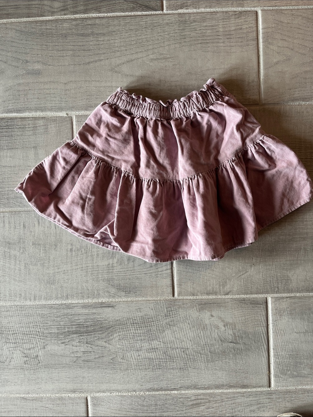 H&M Light Lavender Ruffled Circle Skirt